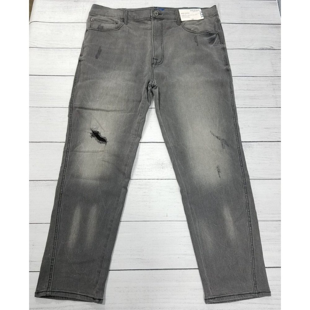 Arizona Skinny Distressed Cropped Jeans Mens Size 38
